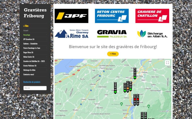 Gravières Fribourg - Cailloux, graves et enrobés pour la construction