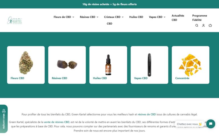 Green Kartel - Site achat CBD