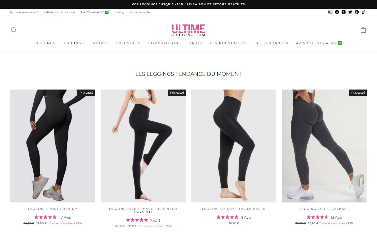 Ultime-Legging - Leggings femme et vêtements de sport