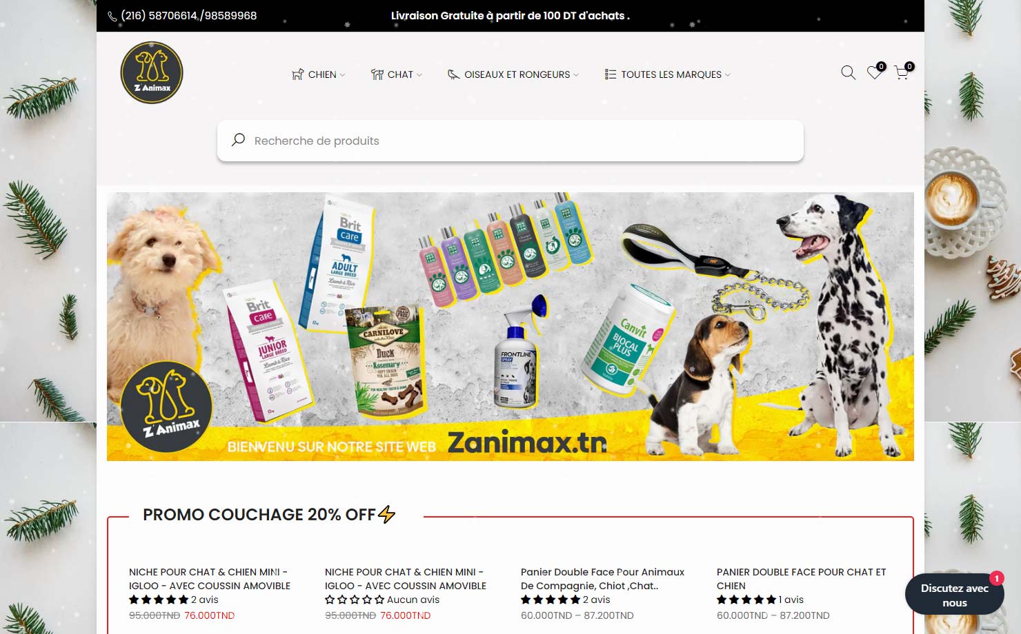 Zanimax - Achetez des produits pour vos animaux de compagnie dans notre animalerie !