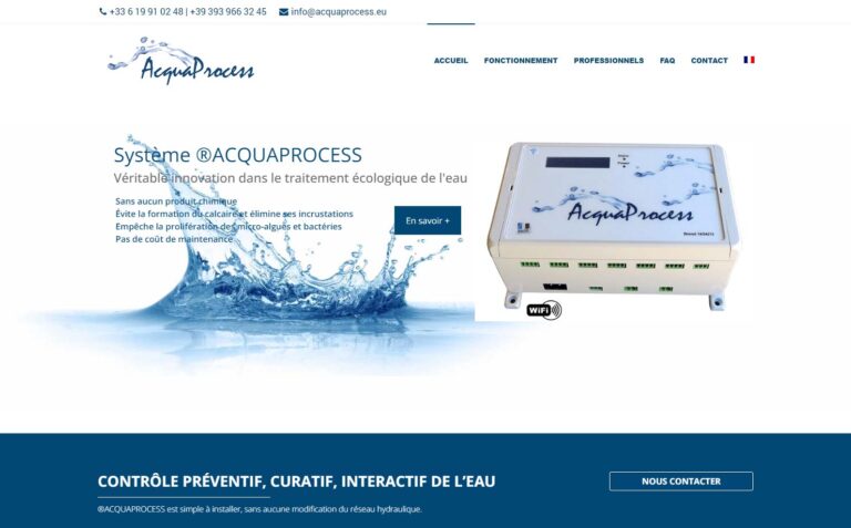 ®ACQUAPROCESS - Un procédé innovant contre le calcaire