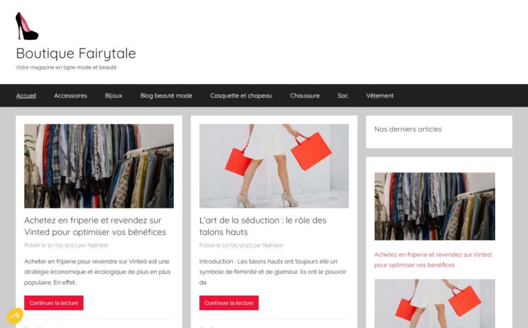 Boutique Fairytale - Votre magazine en ligne mode et beauté