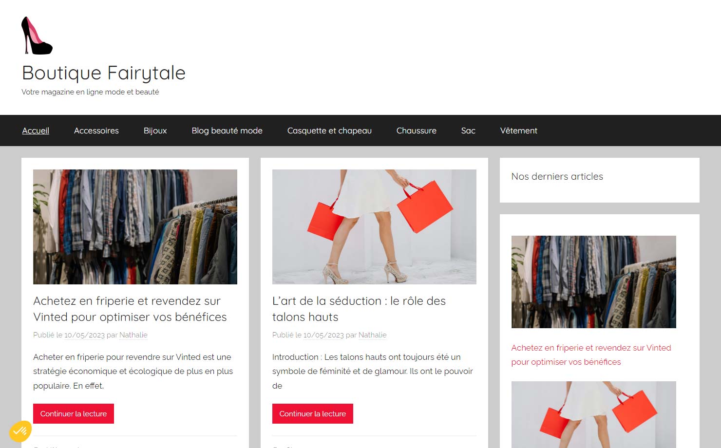 Boutique Fairytale - Votre magazine en ligne mode et beauté