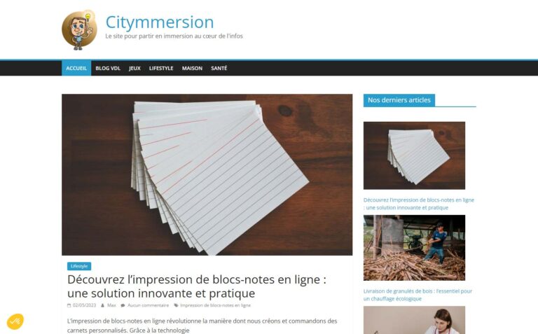 Citymmersion - Le site pour partir en immersion au cœur de l'infos
