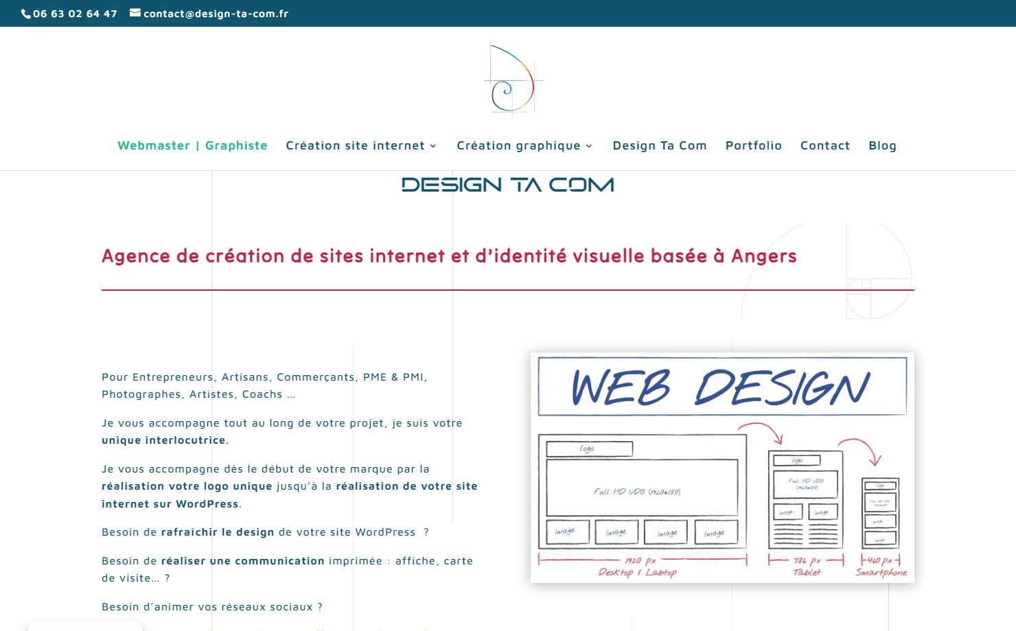 Design Ta Com - Webmaster / Graphiste-freelance