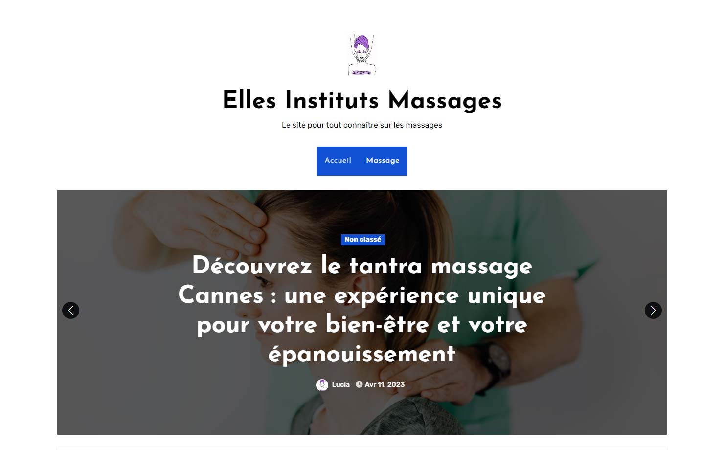 Elles Instituts Massages - Le site pour tout connaître sur les massages