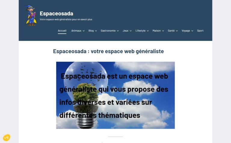Espaceosada - Site web généraliste