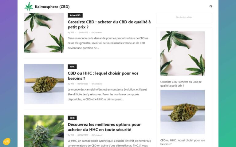 Kalmosphere - Site CBD