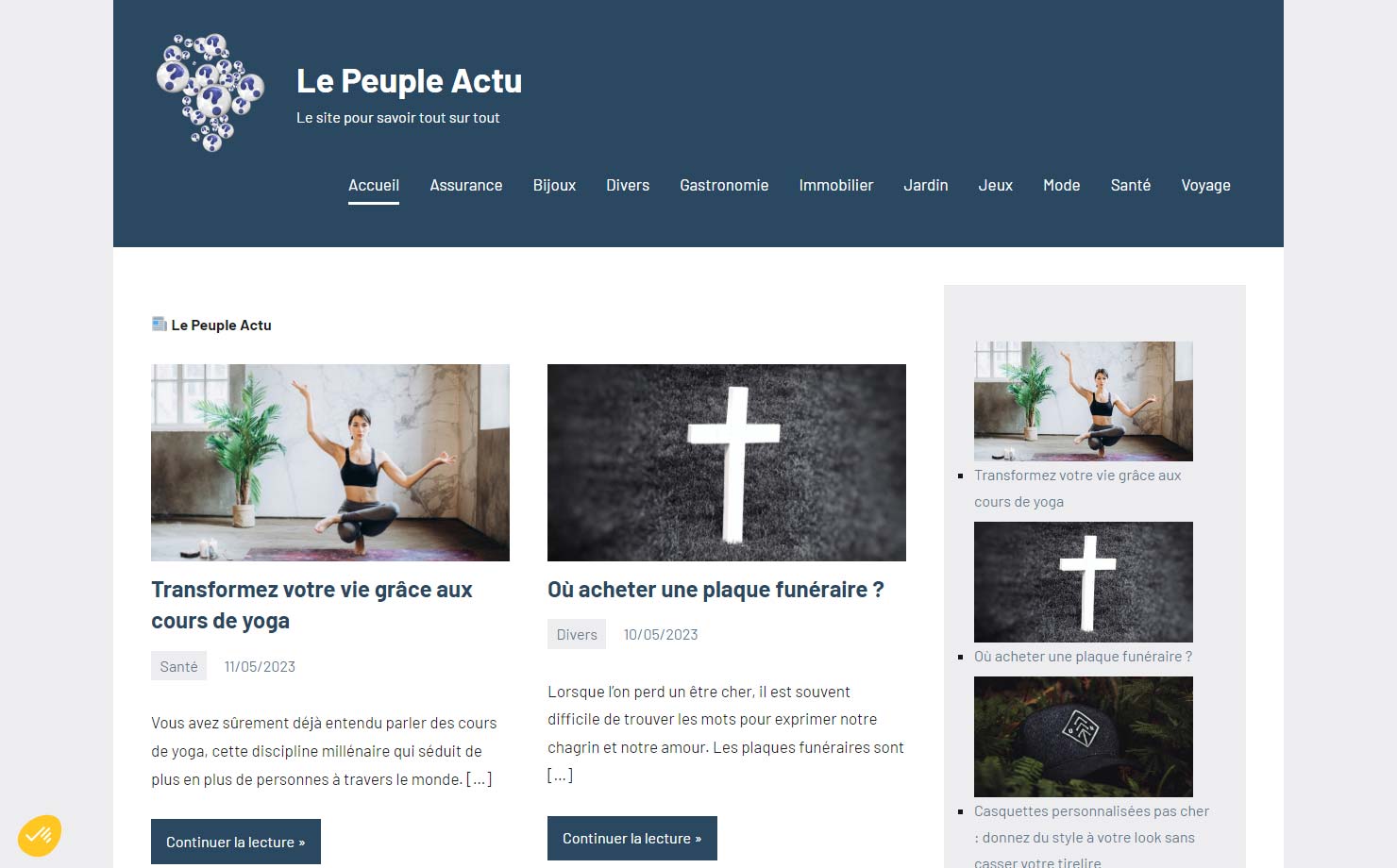 Le Peuple Actu - Le site pour savoir tout sur tout