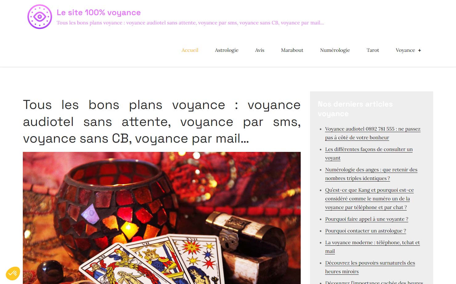 Le site 100% voyance