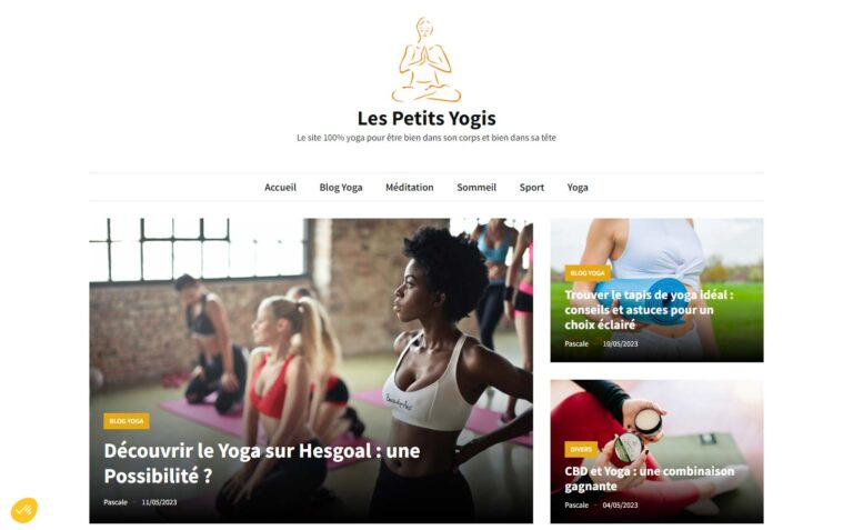 Les Petits Yogis - Le site 100% yoga pour être bien dans son corps et bien dans sa tête