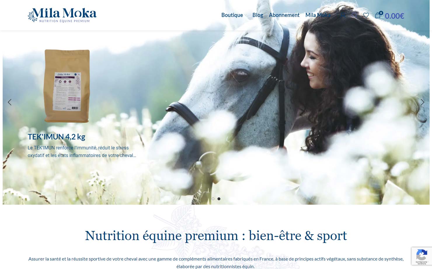 Mila Moka - Complémentaires alimentaires et nutrition équine de qualité