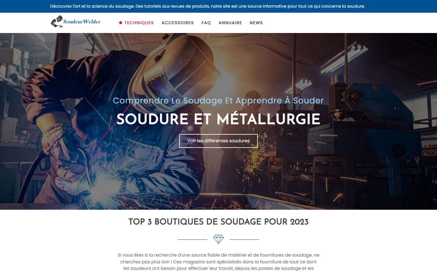 Soudeur Welder - Guide sur le soudage