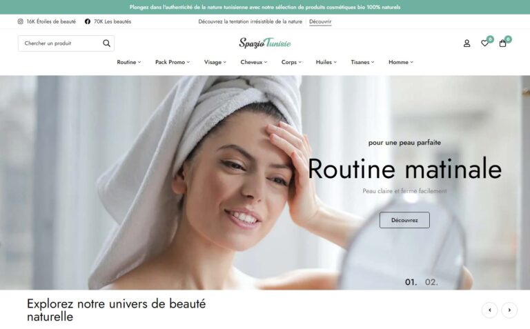 Spazio Tunisie - Cosmétique tunisie