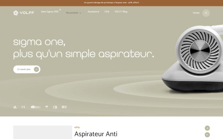 VOLFF - Purificateur d'air & innovation