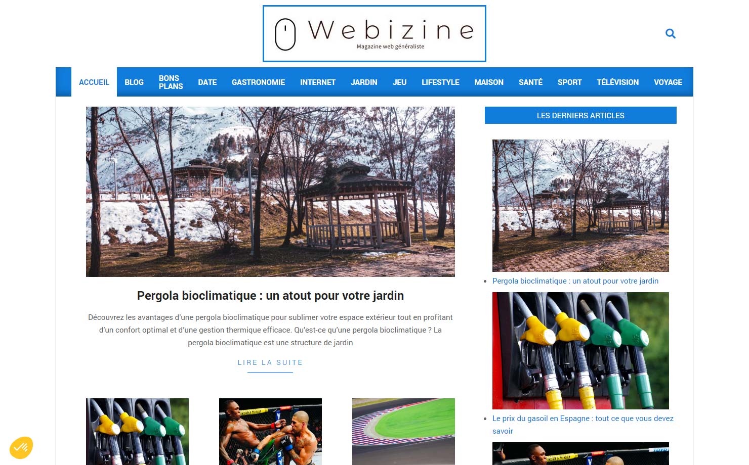 Webizine - Magazine web généraliste