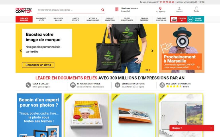 COPYTOP - Imprimerie en Ligne - Impression Personnalisée Rapide et Qualité Garantie