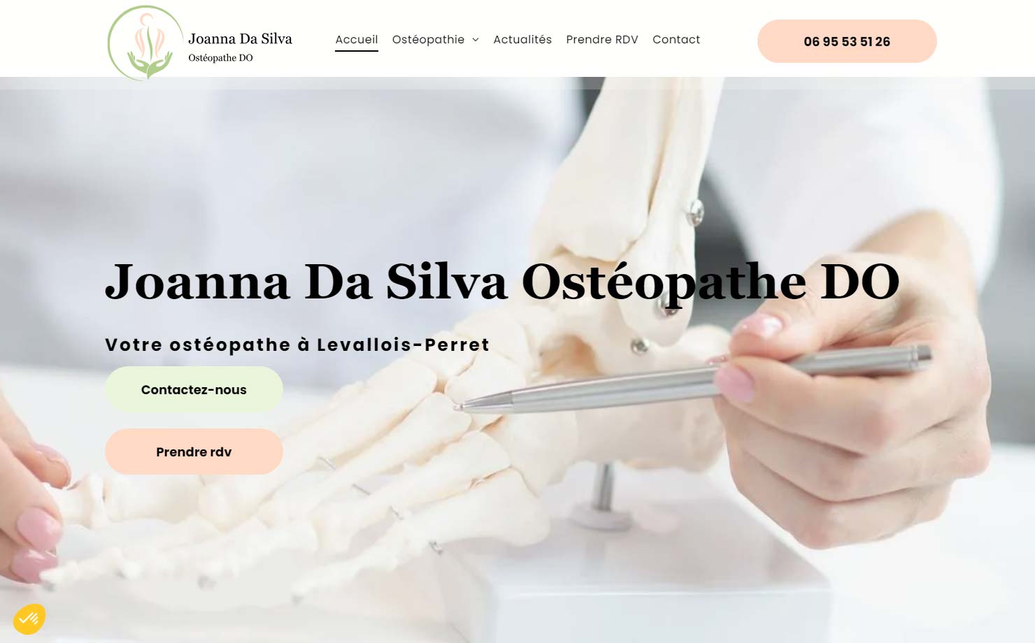 Joanna Da Silva Ostéopathe DO - Cabinet d'ostéopathe à Levallois-Perret