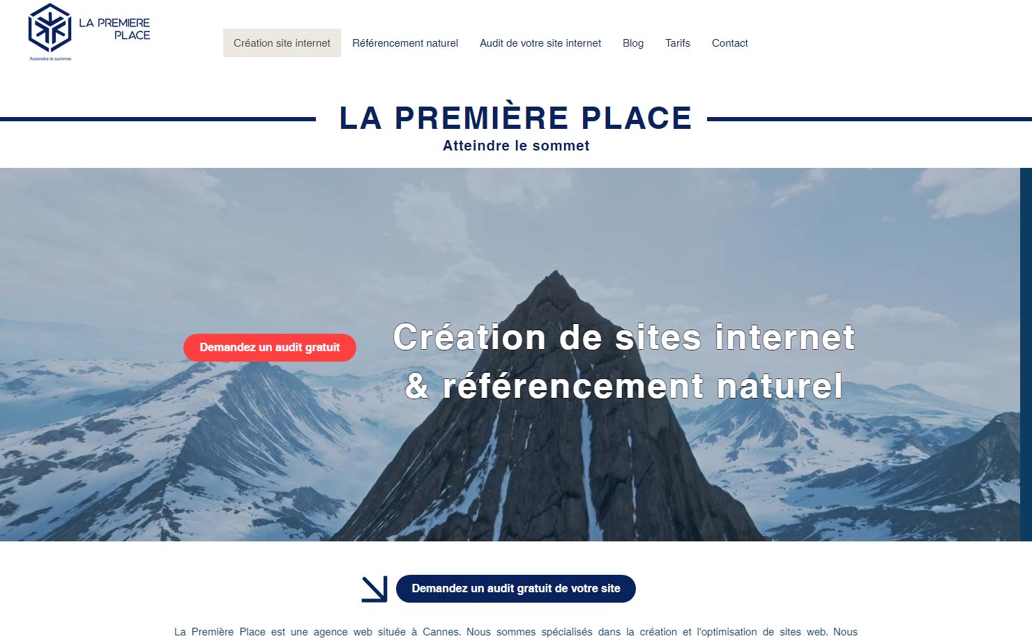 La Première Place - Création de site internet à Cannes, Nice