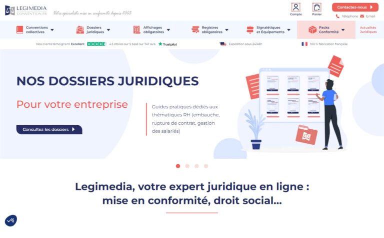 Legimedia - Votre référence en convention collective, affichage obligatoire et registre obligatoire