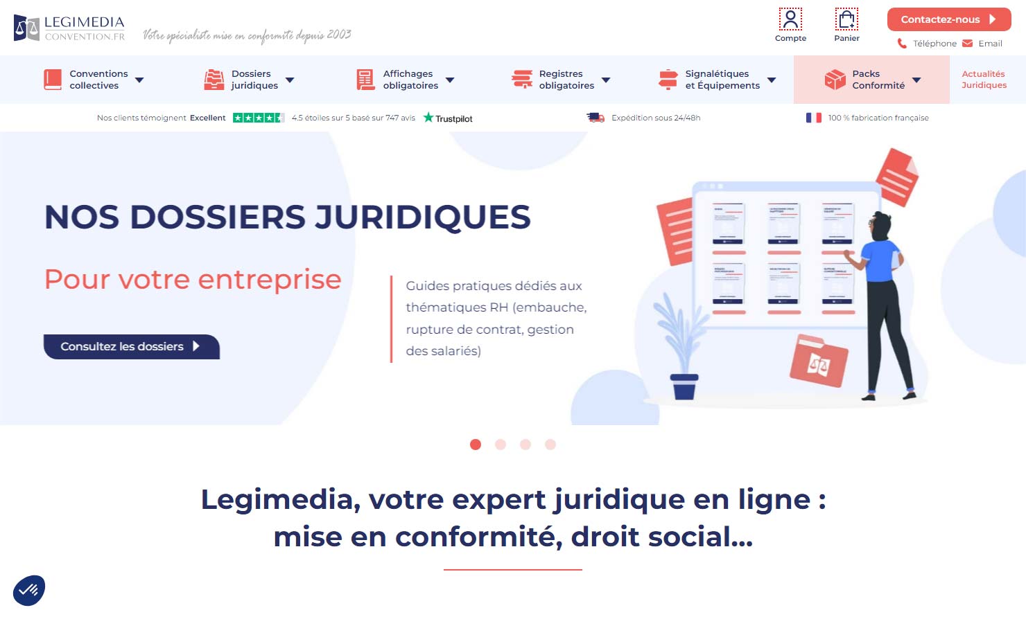 Legimedia - Votre référence en convention collective, affichage obligatoire et registre obligatoire