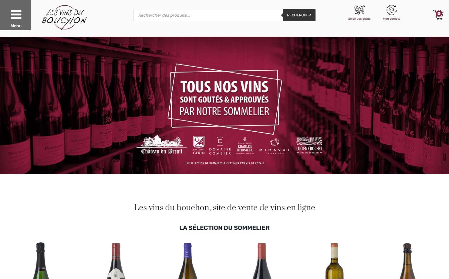 Les vins du bouchon