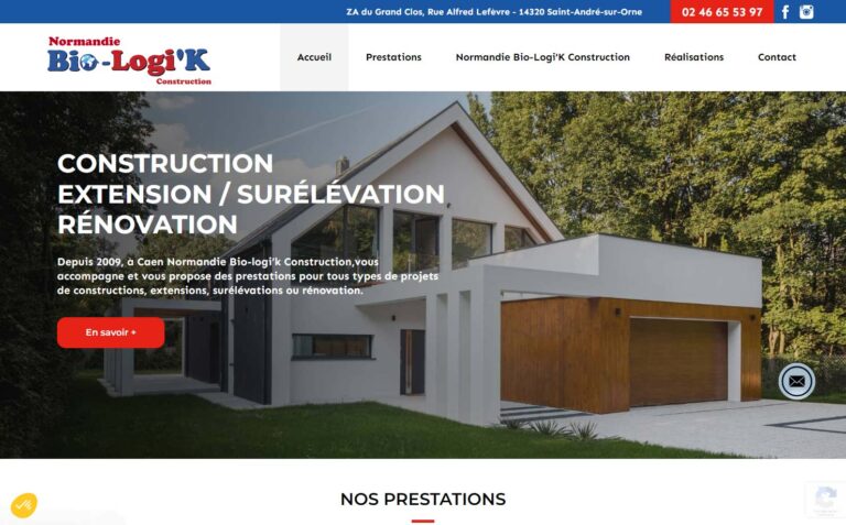 Normandie Bio-Logi'k Construction - Construction de maisons en ossature bois à Caen