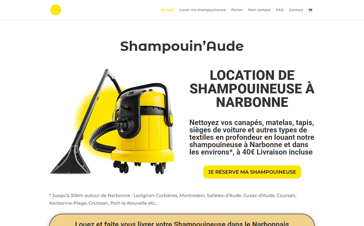 Shampouin'Aude - Location de shampouineuse dans le Narbonnais