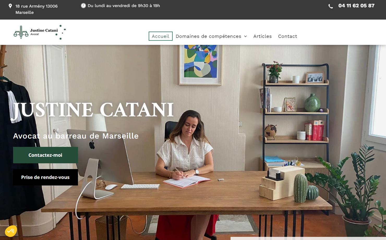 Cabinet d'avocat Justine Catani