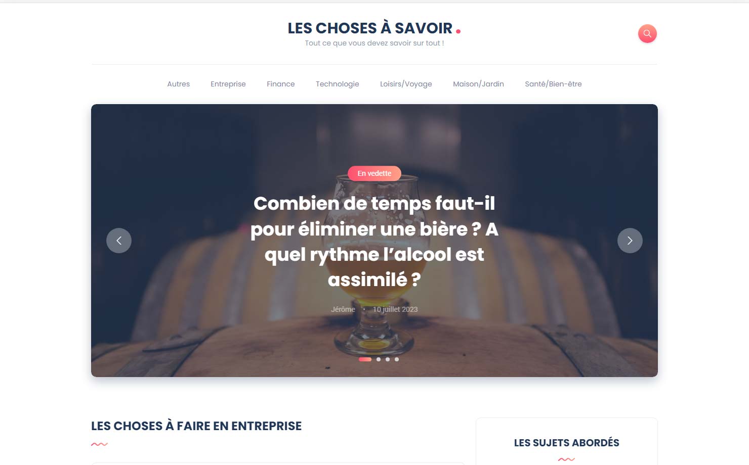 Les Choses à Savoir