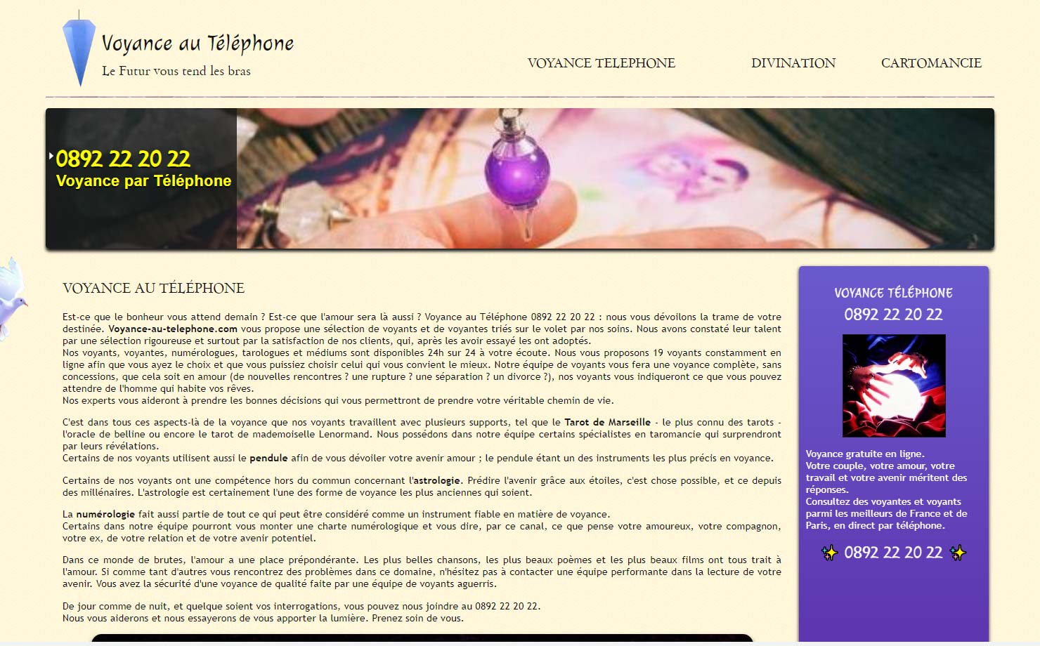 Voyance au Téléphone