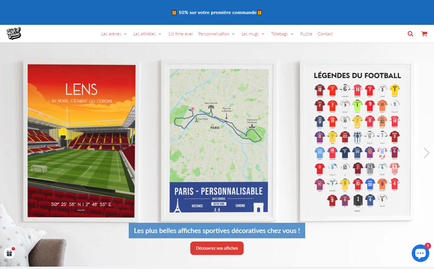 Affiches sport Wall of Fame
