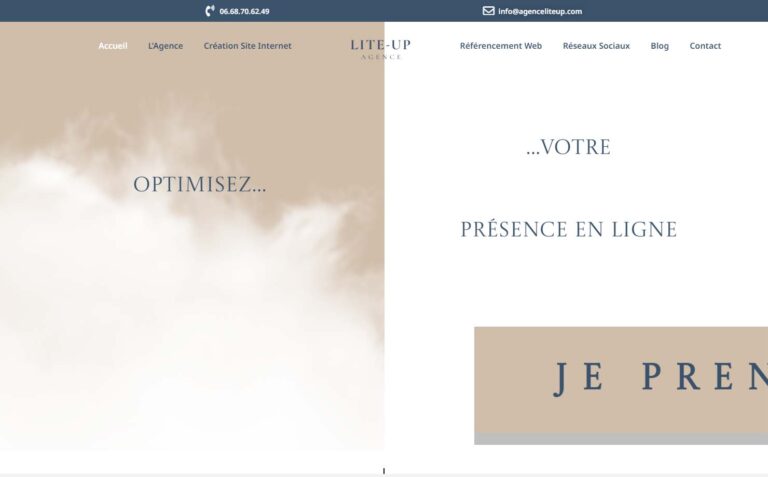 Agence Lite-Up - Optimisez votre présence en ligne