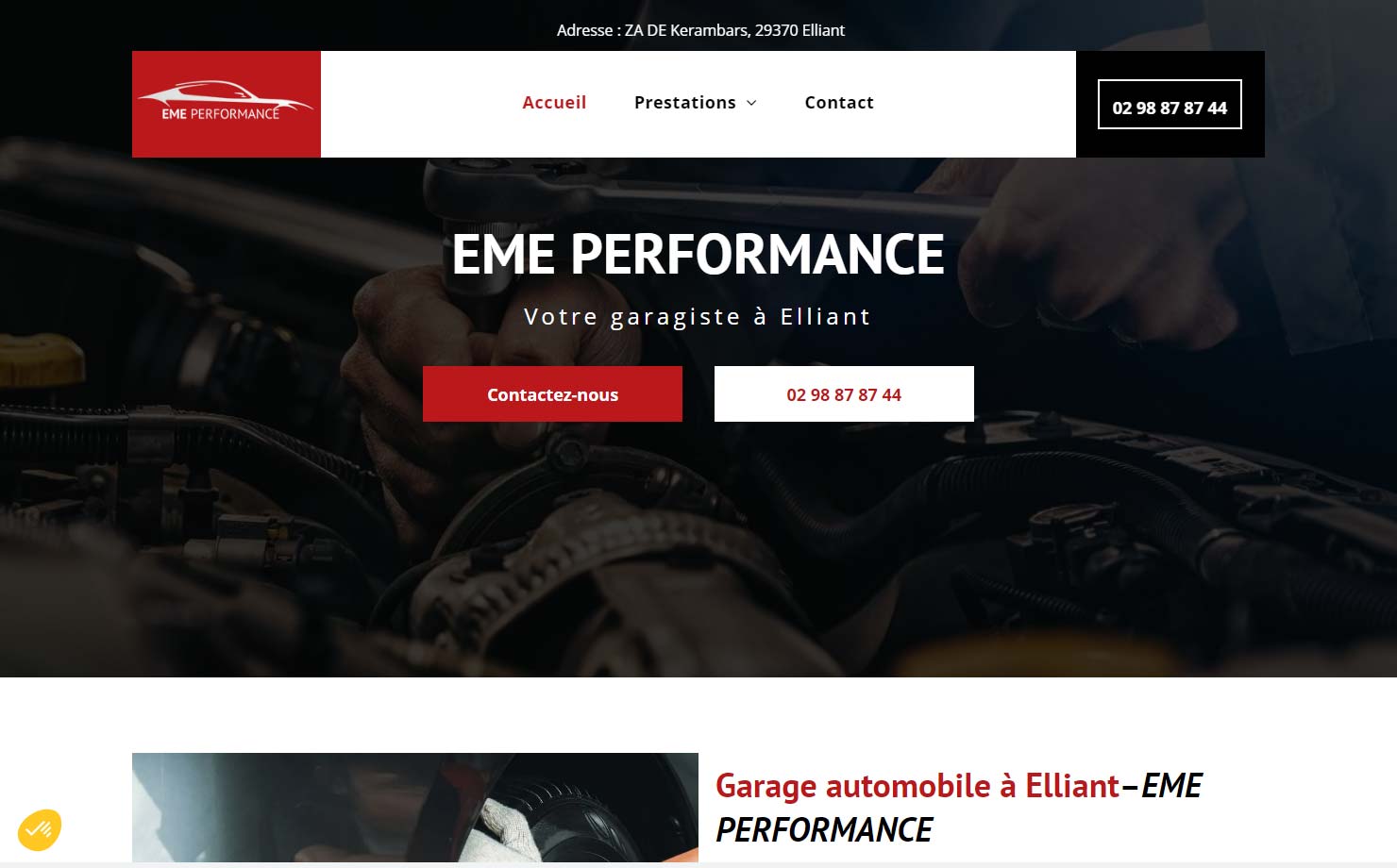 EME Performance - Service entretien auto à Elliant
