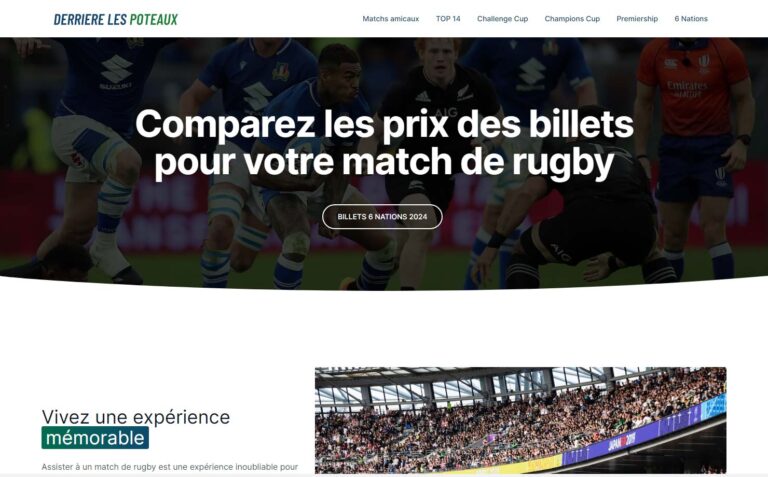 Derrière les poteaux