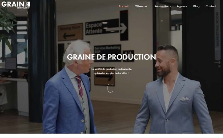 GRAINE DE PRODUCTION - SOCIÉTÉ DE PRODUCTION AUDIOVISUELLE - PARIS