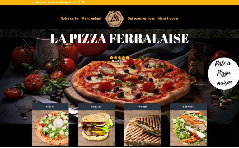 La pizza Ferralaise