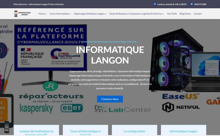 MarcoServices - Informatique langon à votre domicile