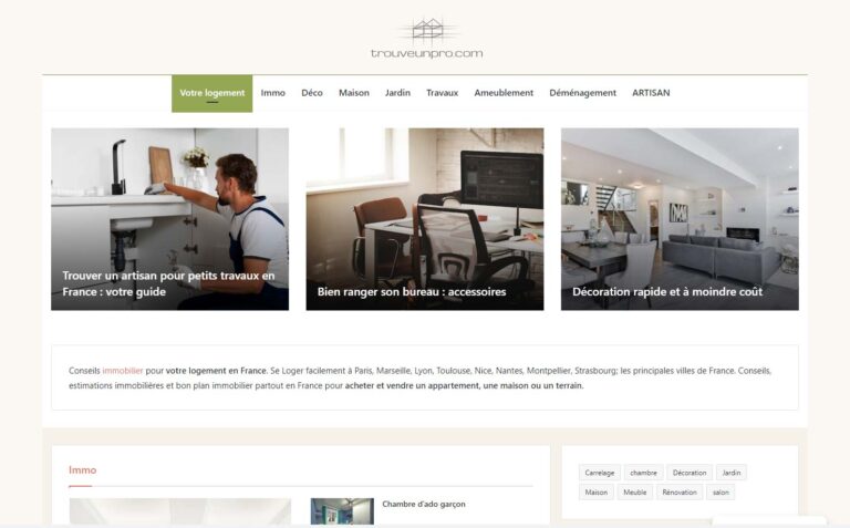 Trouveunpro immobilier – Blog immobilier