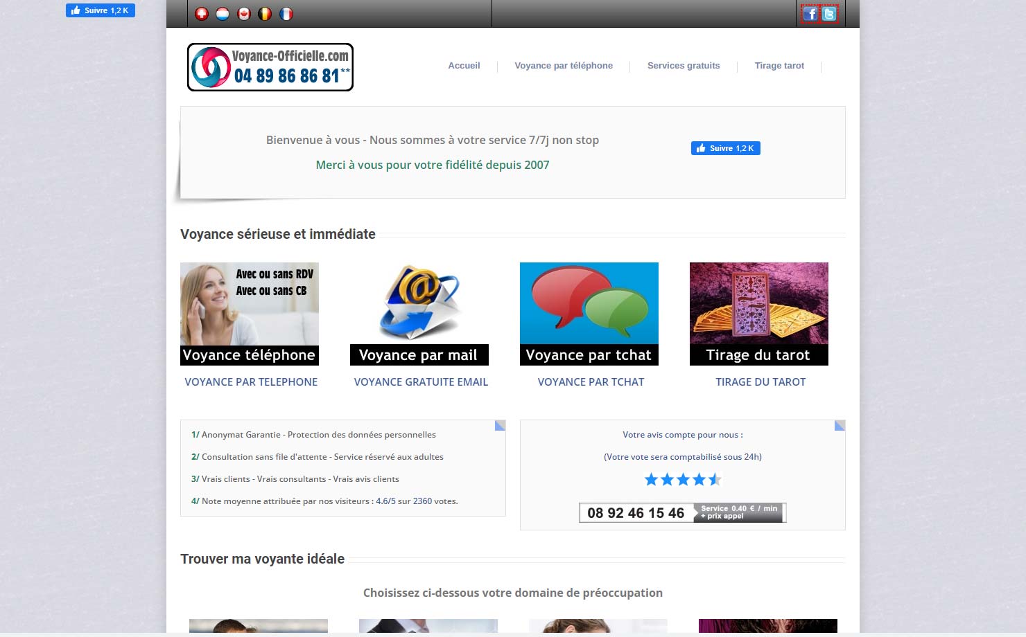 Voyance officielle