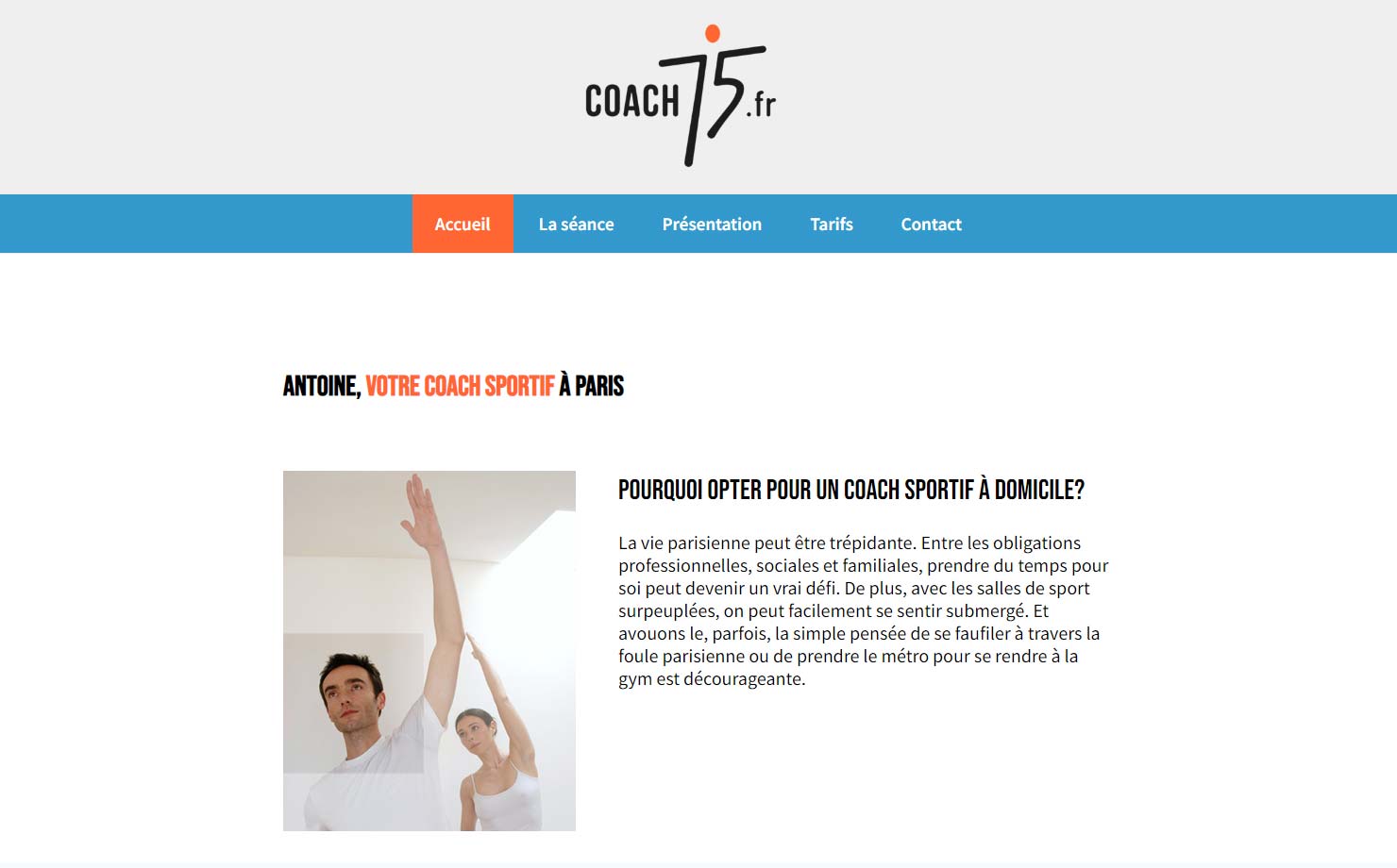Antoine, votre coach sportif à Paris
