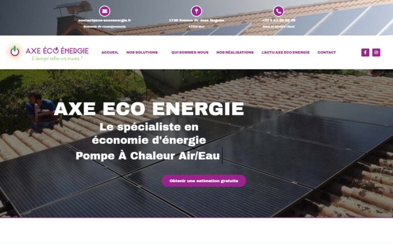 AXE ECO ENERGIE