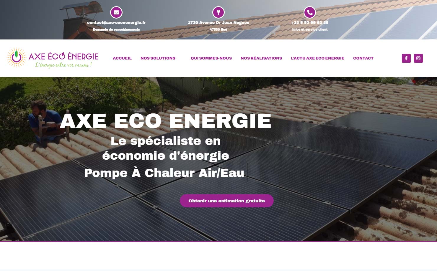 AXE ECO ENERGIE