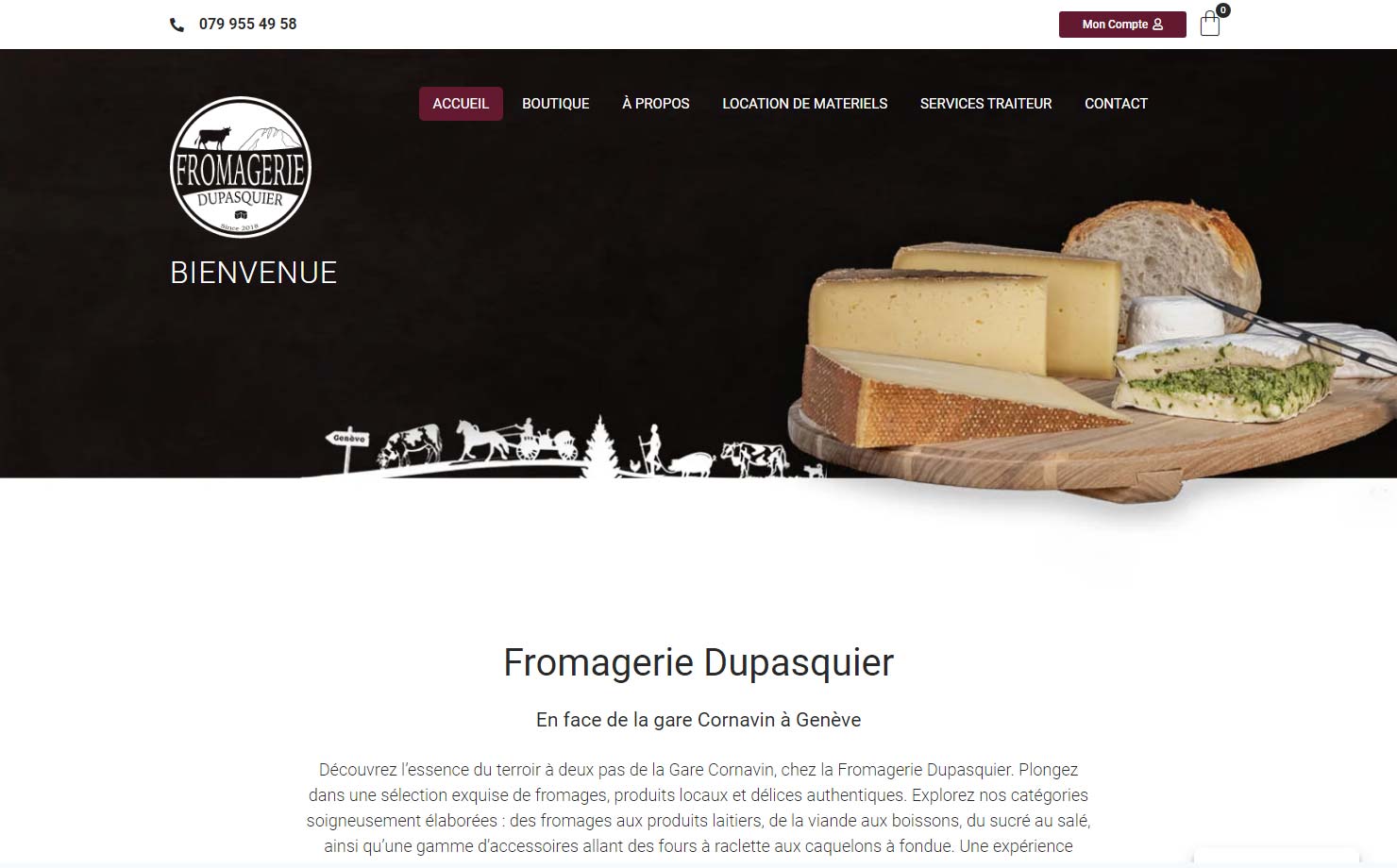 Fromagerie Dupasquier - Vente de fromages et produits du terroir à Genève