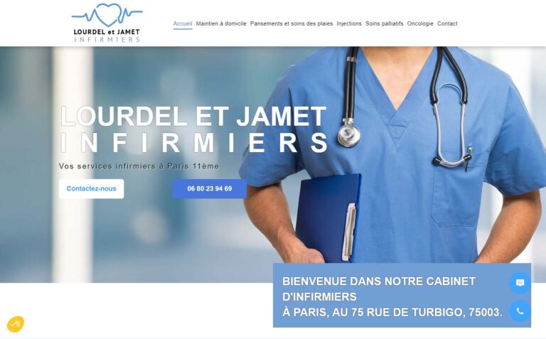 Lourdel et Jamet Infirmiers - Soins palliatifs à domicile à Paris