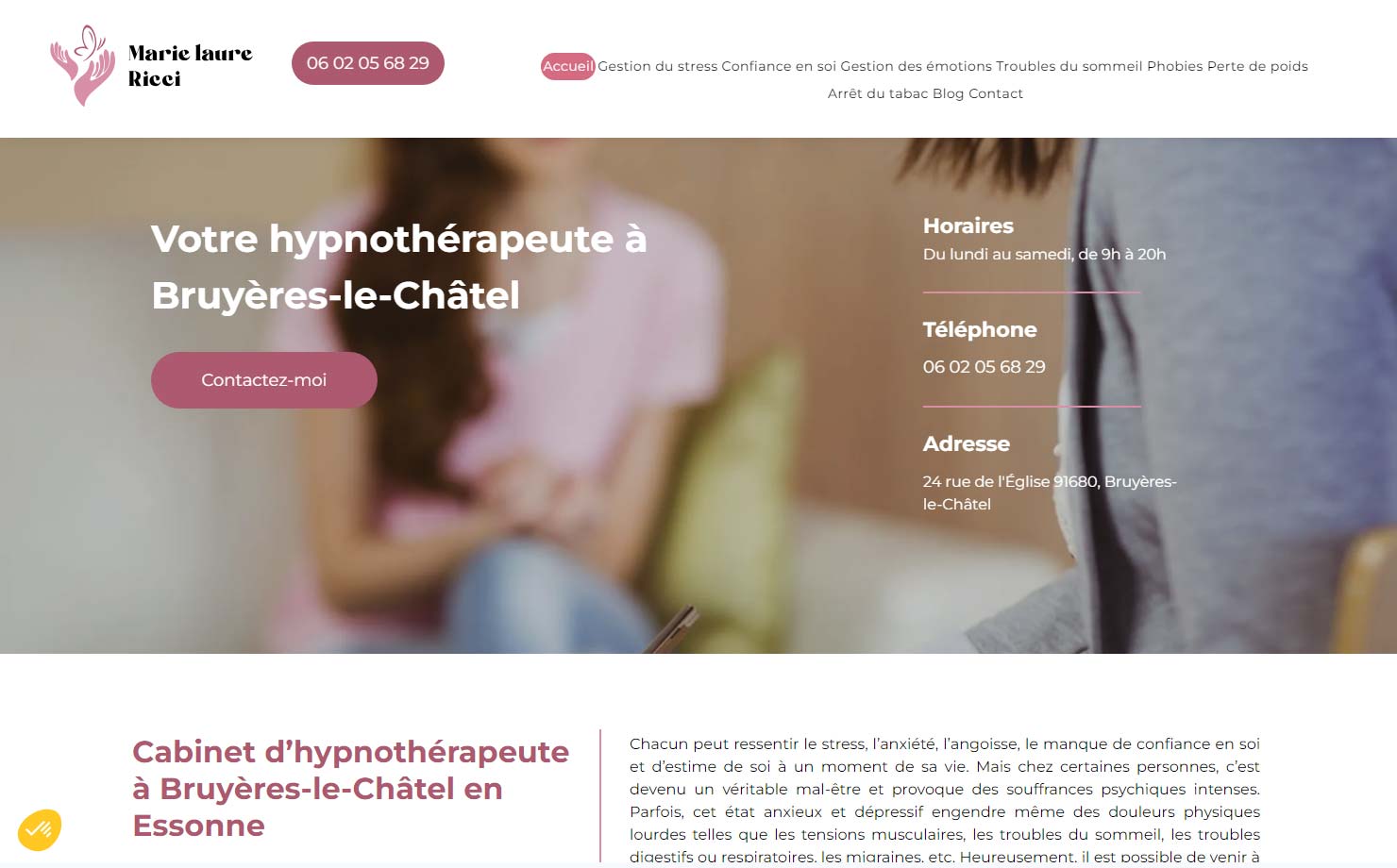 Marie-Laure Ricci - Hypnothérapeute pour confiance en soi