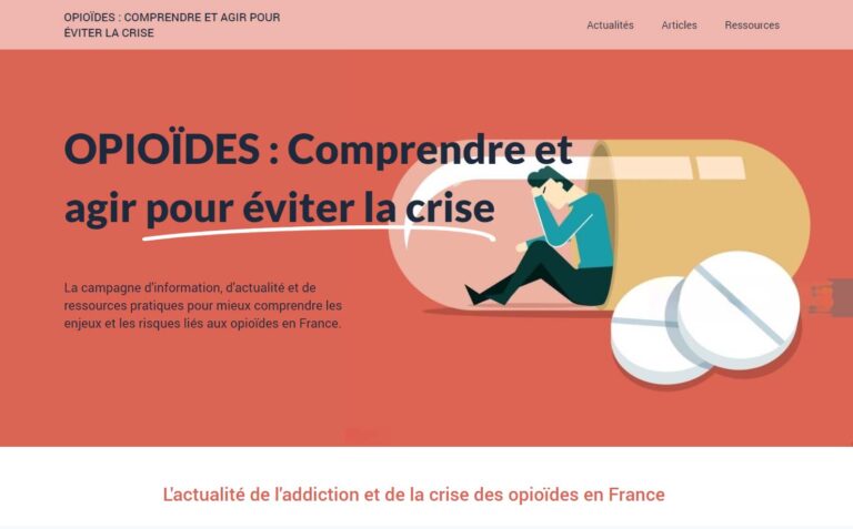 Mieux gérer les opioïdes, c'est possible !
