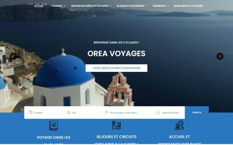 OREA Voyages : agence de voyages Grèce et Cyclades