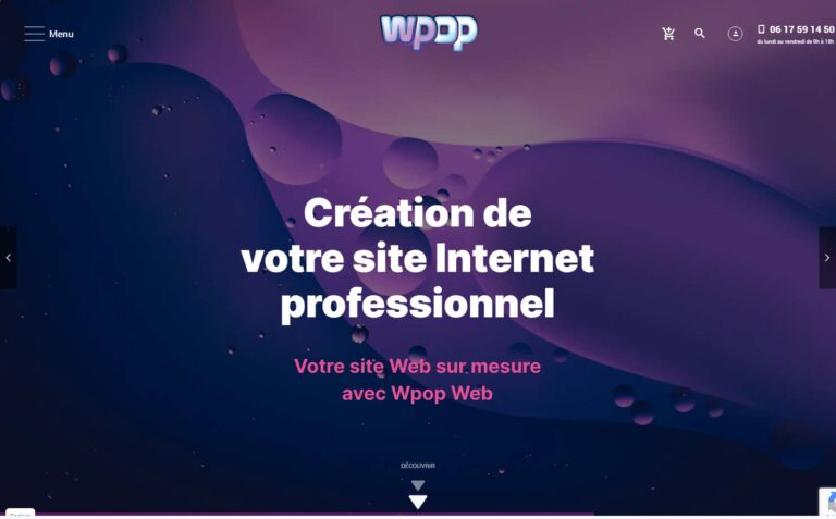 Wpop Web - Création de sites Web sur mesure dans l'Ain (01)