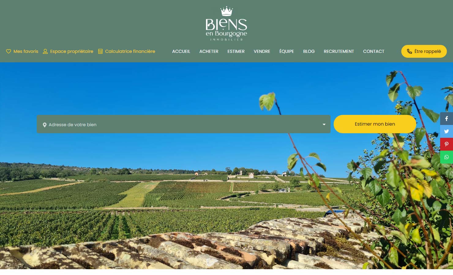 BIENS EN BOURGOGNE IMMOBILIER